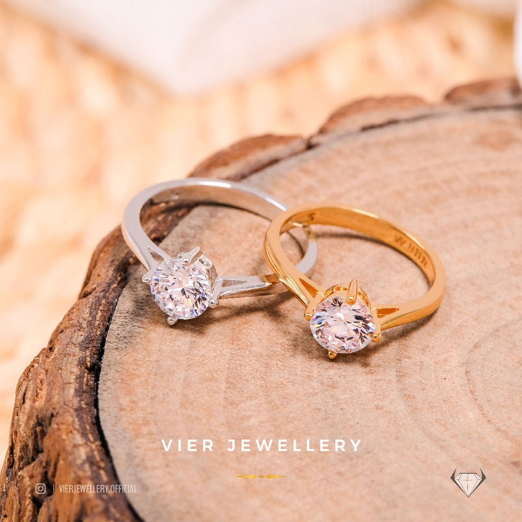 Vier Jewellery Wynn Edition Ring 7644 , cincin replika berlian crystal zirconia