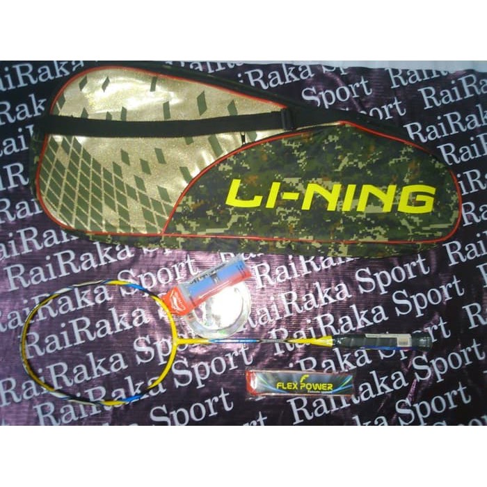 Raket Badminton lining ss 20 super series original + bonus lengkap (se