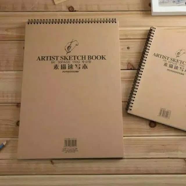 

PROMO - Sketch Book Artist 260 x 190 mm Buku Sketsa Sketching For Art Design