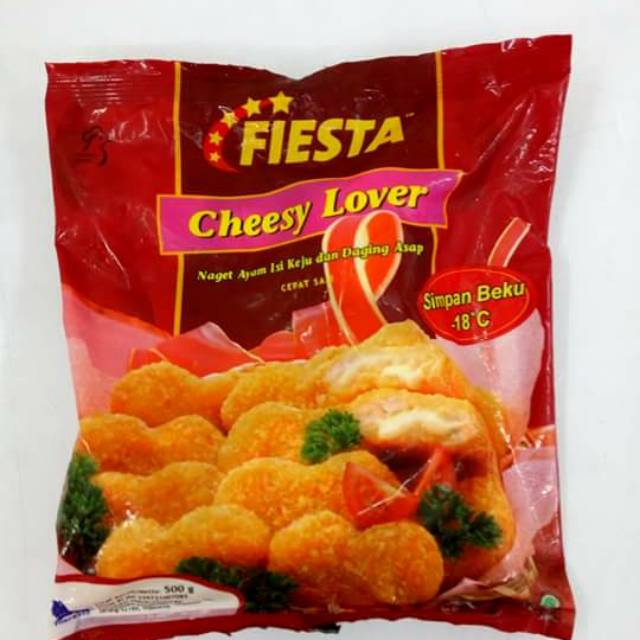 

Fiesta Chesse Lover 500 gr (Nugget Ayam Isi Keju)