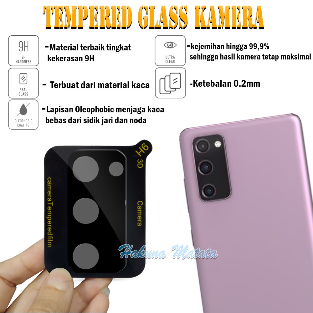Pelindung Kamera Samsung S20 / S20+ / S20 FE / S20 Ultra Anti Gores Kamera 3D