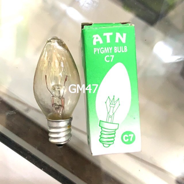 Lampu lilin E12 E 12 BOHLAM KECIL LAMPU tidur cabe C7 pygmy bulb lampu E12 lampu tidur cabe merah ku