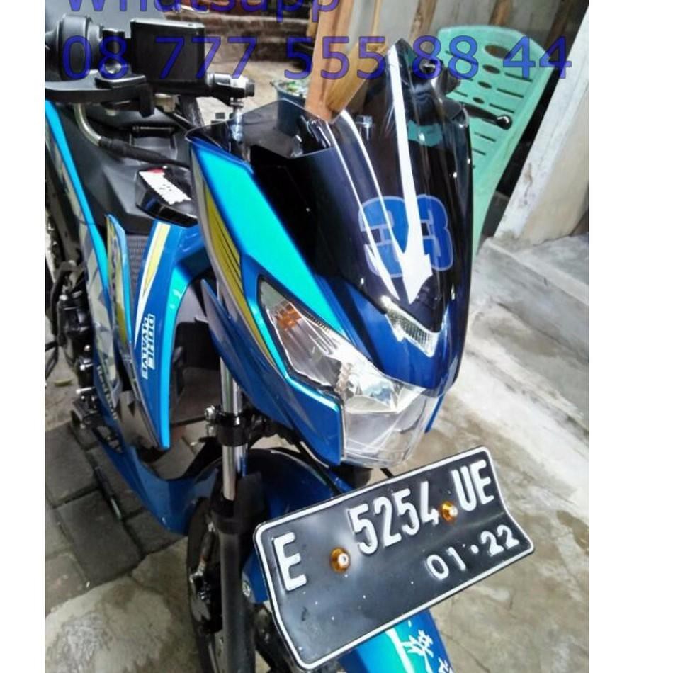 Terbagus VISOR MODIFIKASI SATRIA FU FI INJEKSI TRANSFORMER Shopee Indonesia