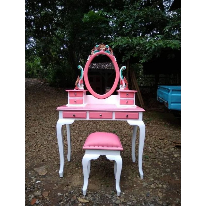 tolet kartini ukir jepara/meja rias jepara/meja rias ukir