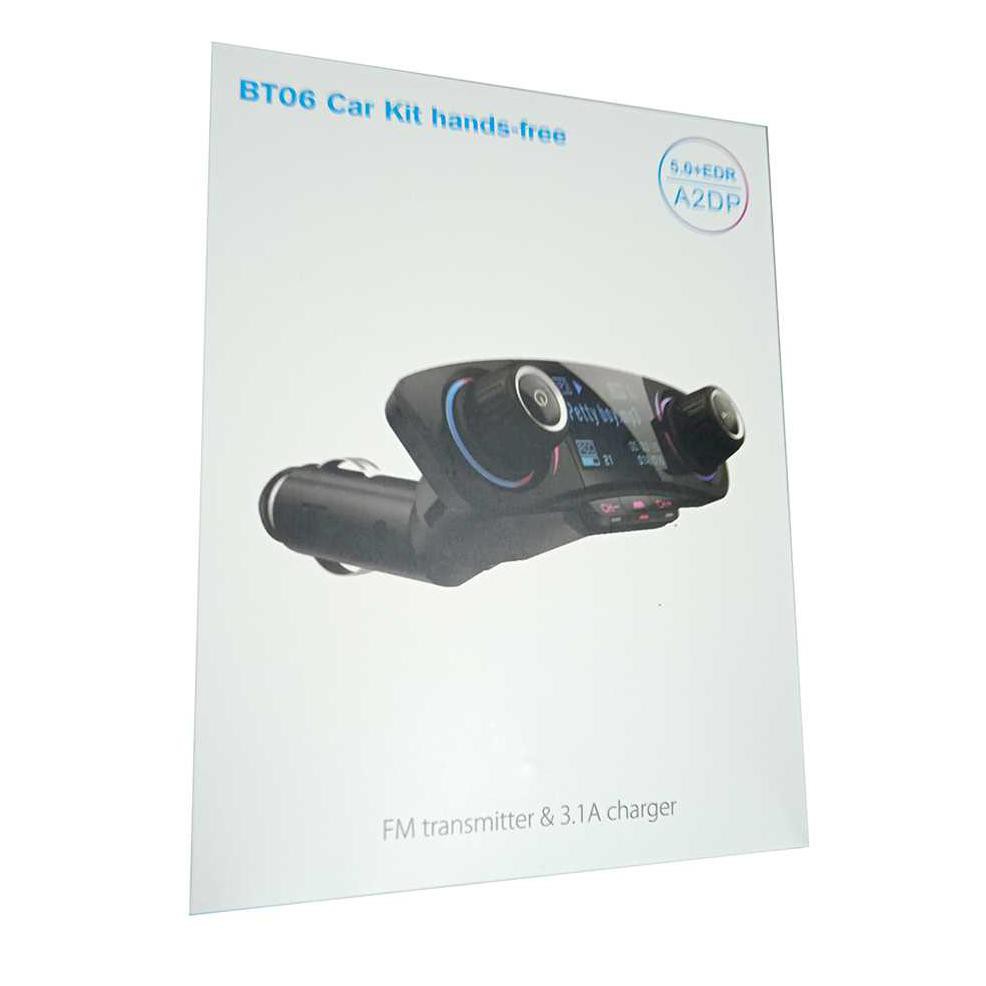 Bluetooth Audio Receiver Fm Transmitter Usb Car Charger - Bt06 J-Autotech Kualitas Baik
