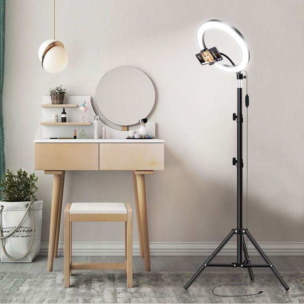 LED RING LIGHT with Tripod untuk Selfie Make Up LIVE Tiktok STUDIO