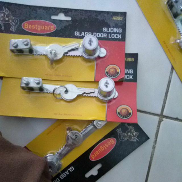 Kunci Etalase Kaca / Lemari Kaca Bestguard