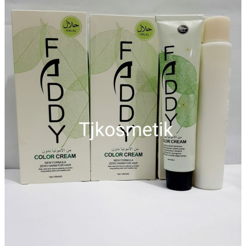 Faddy Hair Color Cream / Cat Rambut Faddy
