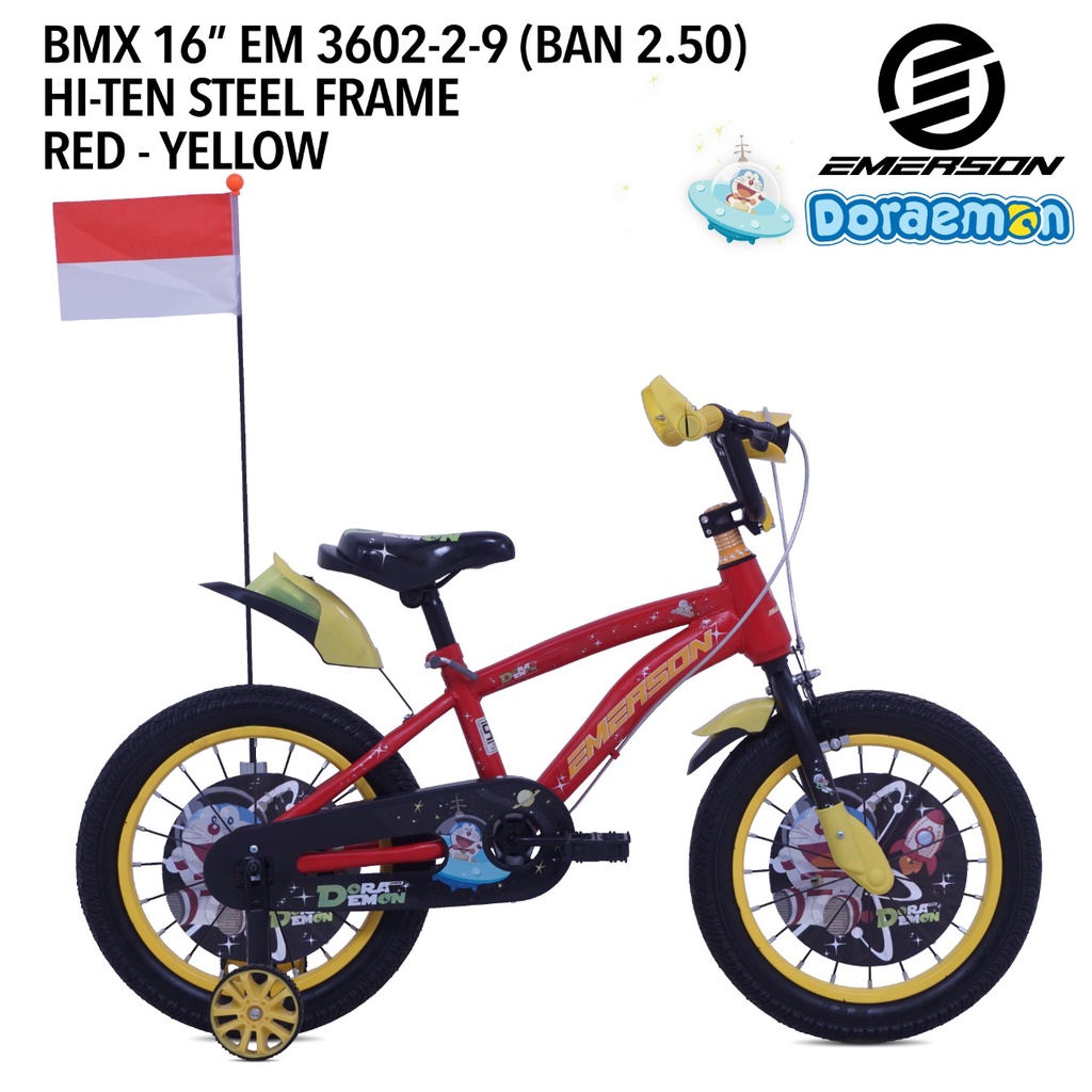 SEPEDA ANAK LAKI LAKI 16 EMERSON BMX DORAEMON 3602-2-9 2.5