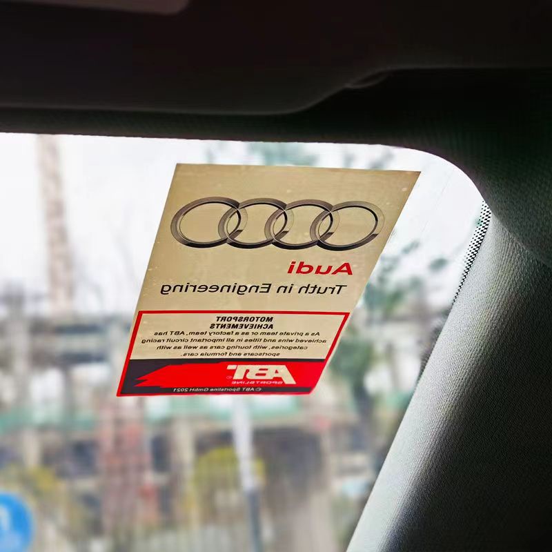 Stiker Kaca Depan Elektrostatis Untuk Mobil AUDI A3 A4 A6 Q3 Q4 Q5 TT