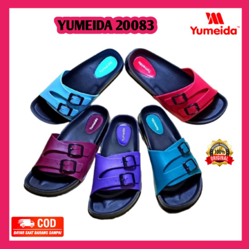 sandal selop dan kokop karet wanita murah yumeida 20083 L