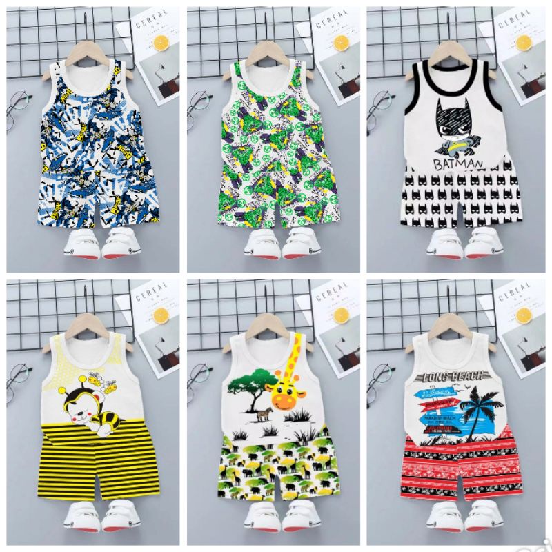 VALMELO SETELAN BAJU ANAK/SETELAN BAJU BAYI/SETELAN SINGLET BAYI