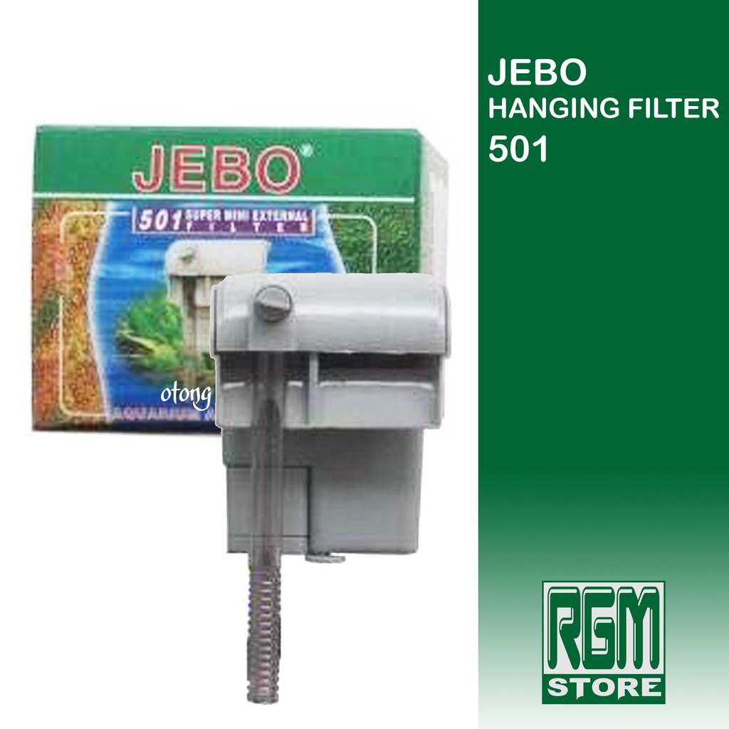 JEBO 501 hanging filter gantung hang on aquarium aquascape