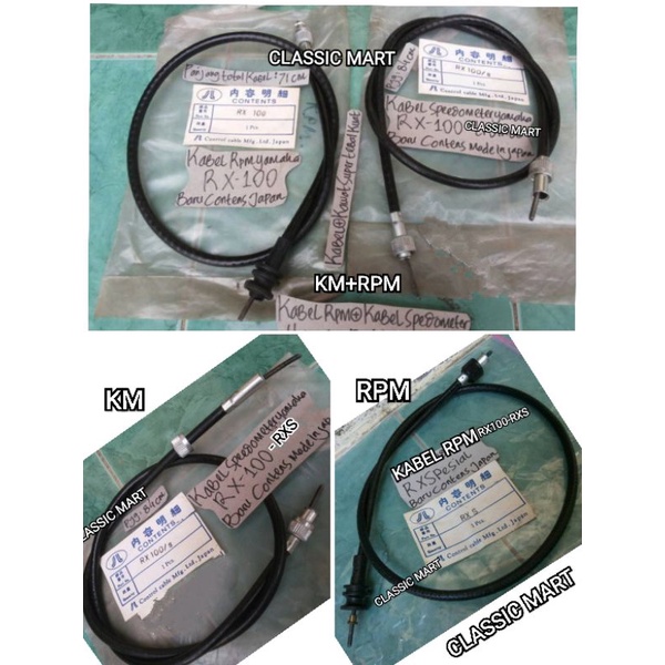 KABEL SPEEDOMETER RX100 KABEL RPM YAMAHA RX100 RX125 RX 100