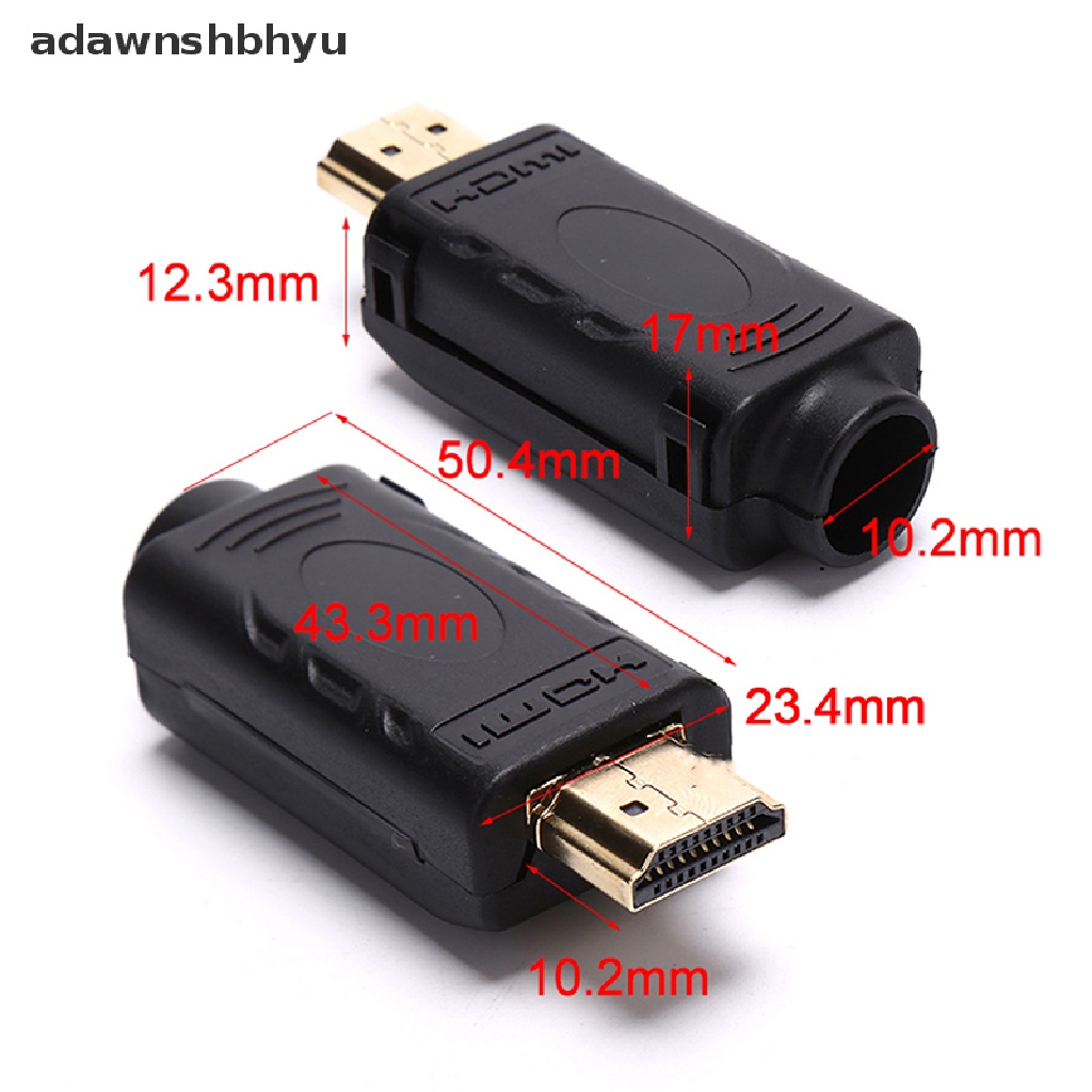 Adawnshbhyu Adapter Konektor HDMI 2.0 Ke Papan Terminal 20P Dengan Housing