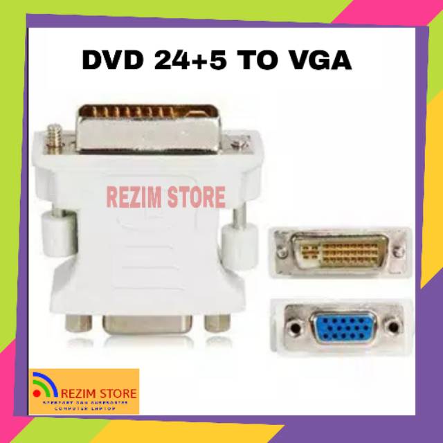 CONVENTER DVI 24+5 TO VGA / DVI TO VGA / DVI TO VGA 24 + 5
