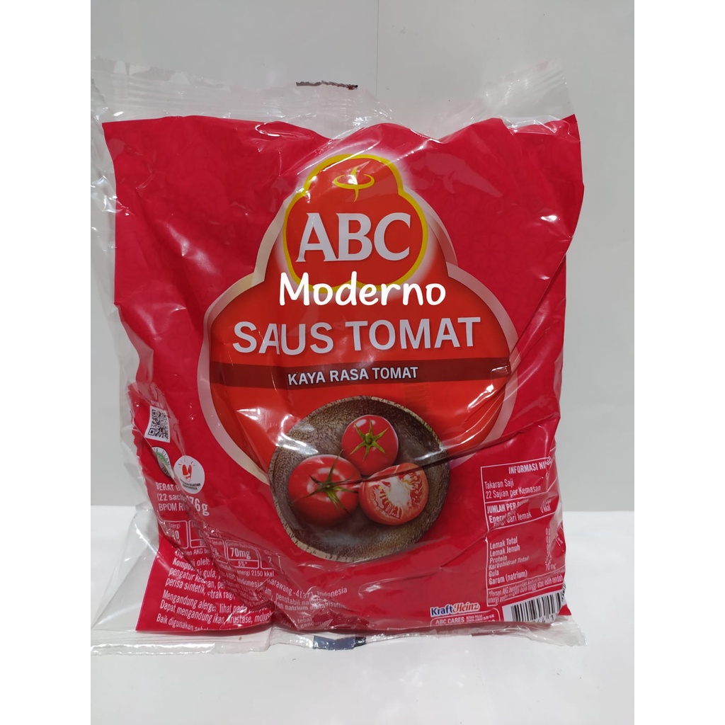 

ABC sauce tomat sachet 8 gr