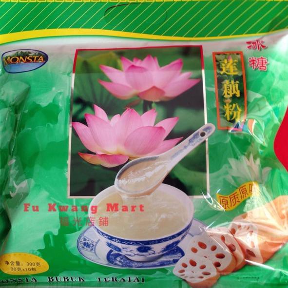 

TEERLARIS! ESW89 Monsta Minuman Serbuk Bubuk Tepung Pati Akar Teratai instan 300 gram