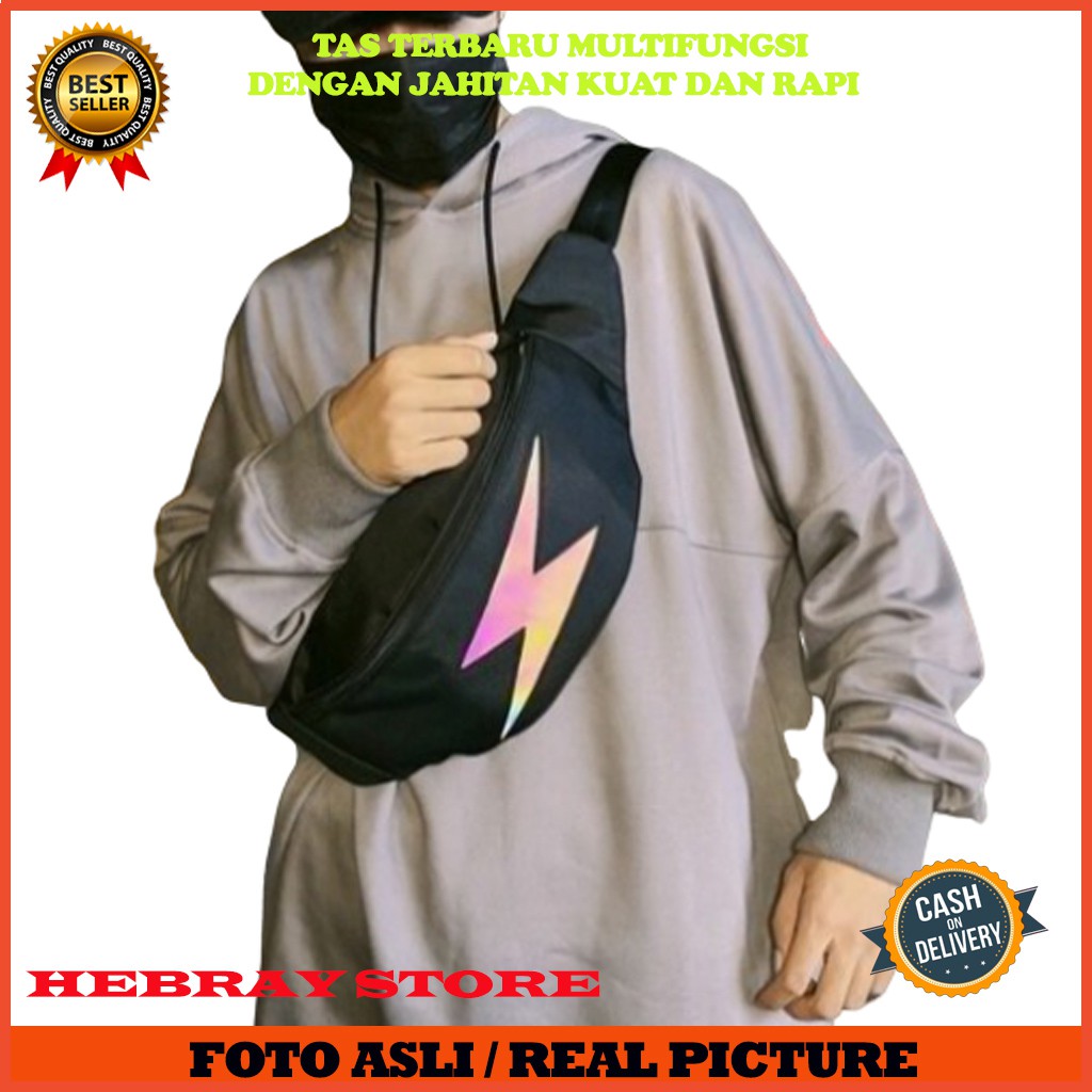 Tas selempang pria murah slingbag COD premium distro Tas cowok D6R1 slempang JS_Tas Pria Slempang Ta