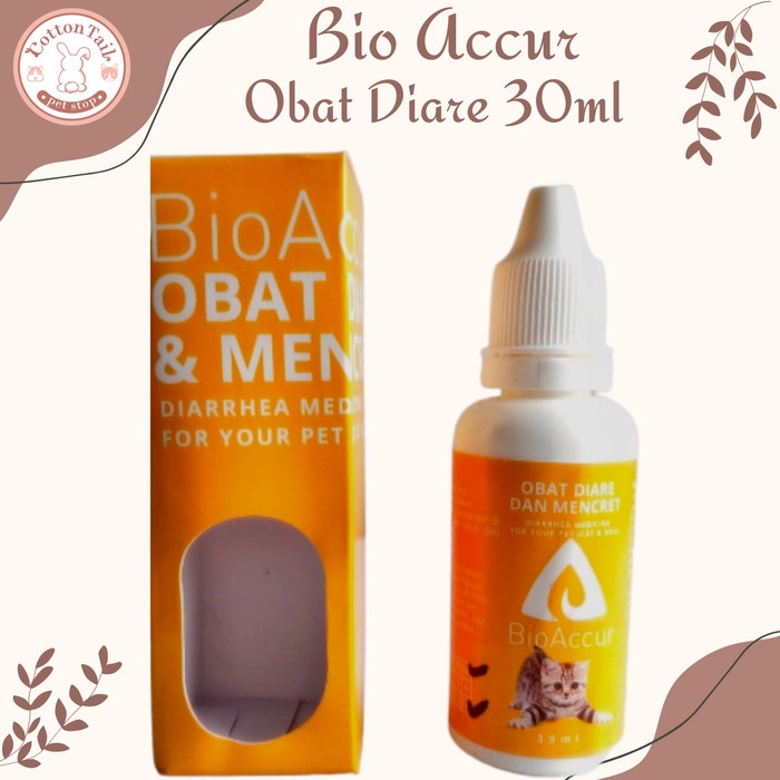 BioAccur Obat Diare Mencret Kucing Anjing kelinci Bio Accur 30 ml