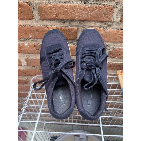 PRELOVED ORIGINAL AUTHENTIC ZARA SHOES SEPATU SIZE 38 NAVY