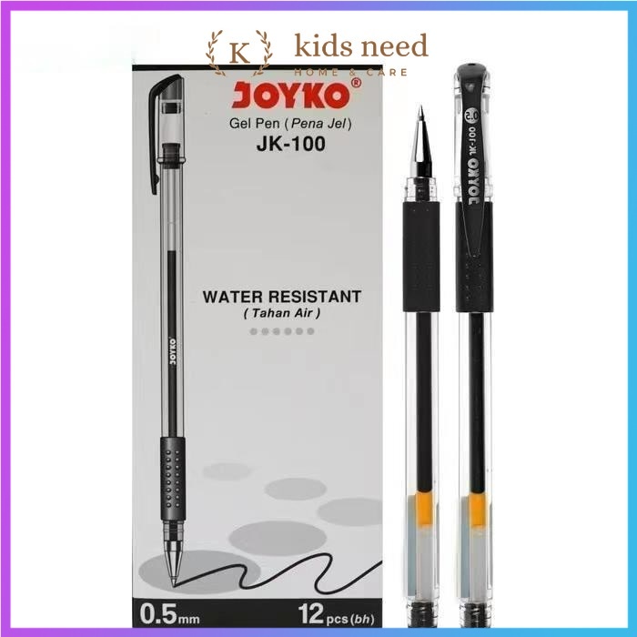 

(12 pcs) Gel Pen Pulpen Pena Murah 0.5 / 0.38 mm
