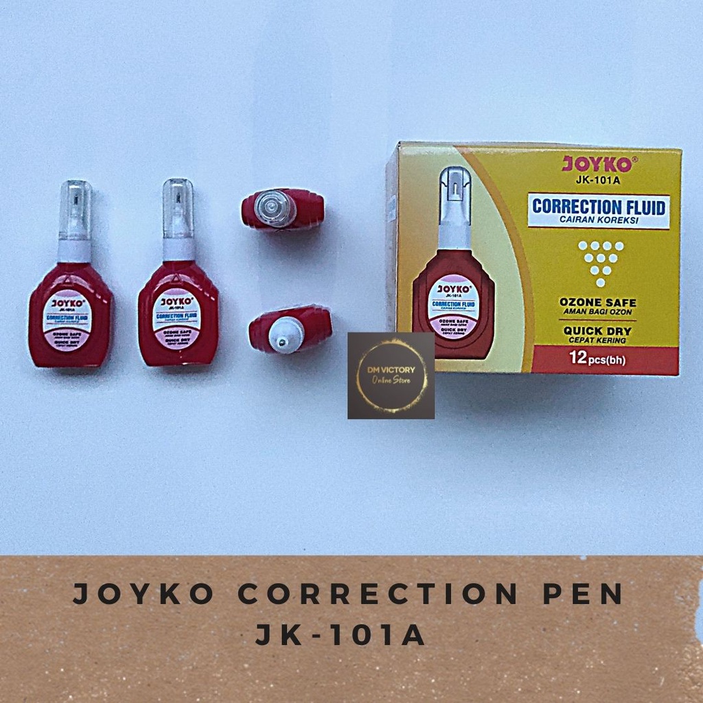 

Tip Ex/ Tipex / Correction Pen Fluid / Penghapus Cair Joyko