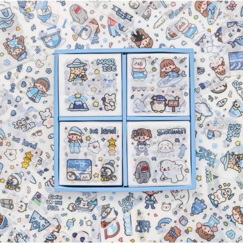 sticker decoration PVC lucu momo / sticker kaca / stiker momo
