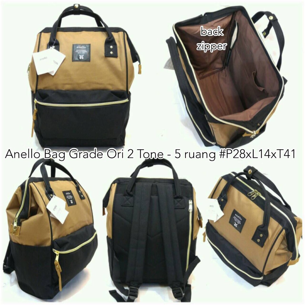 TAS ANELLO RANSEL GRADE ORI#KOMBINASI 2 TONE#5 RUANG
