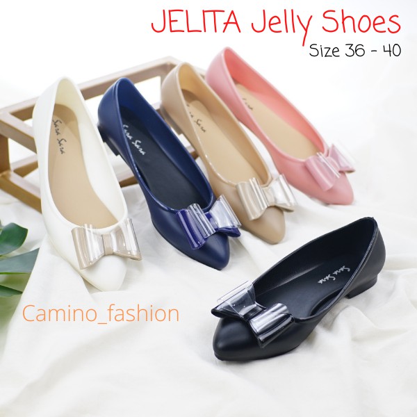 Flat Shoes Jelly Wanita Sara Sara JELITA Sepatu jelly wanita sepatu kerja sepatu empuk terbaru