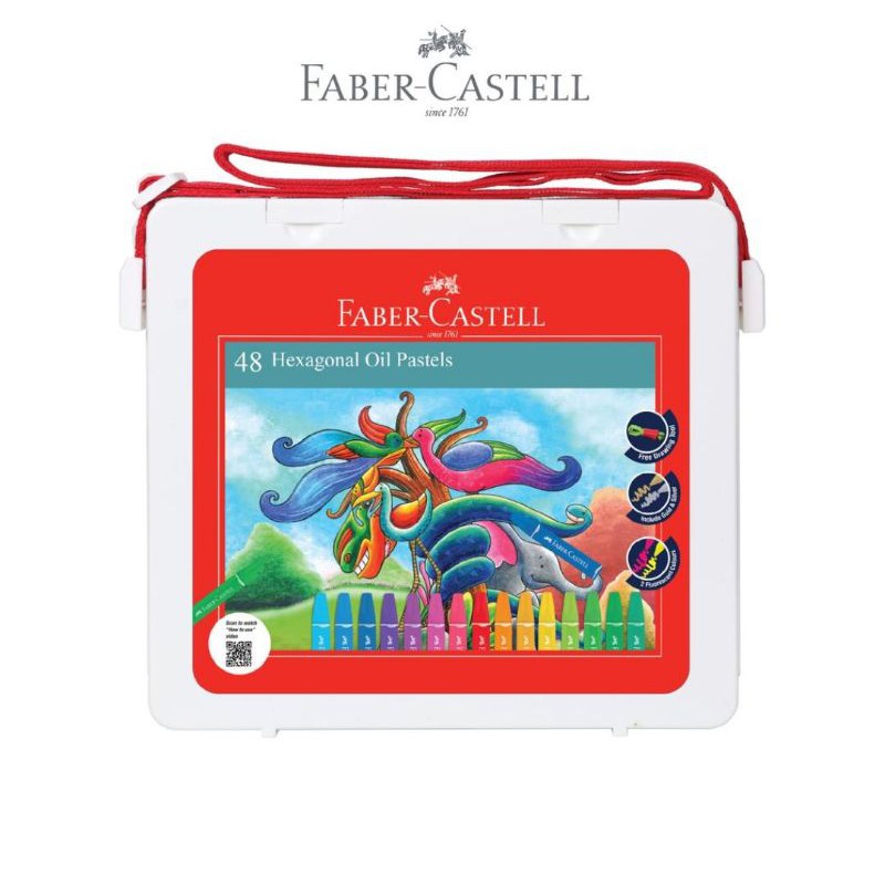 

faber castell hexagonal oil pastell 48