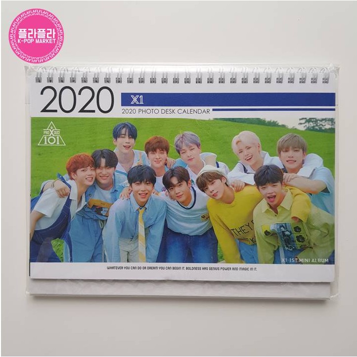 

Kalender Meja 2020-2021 K-POP X1