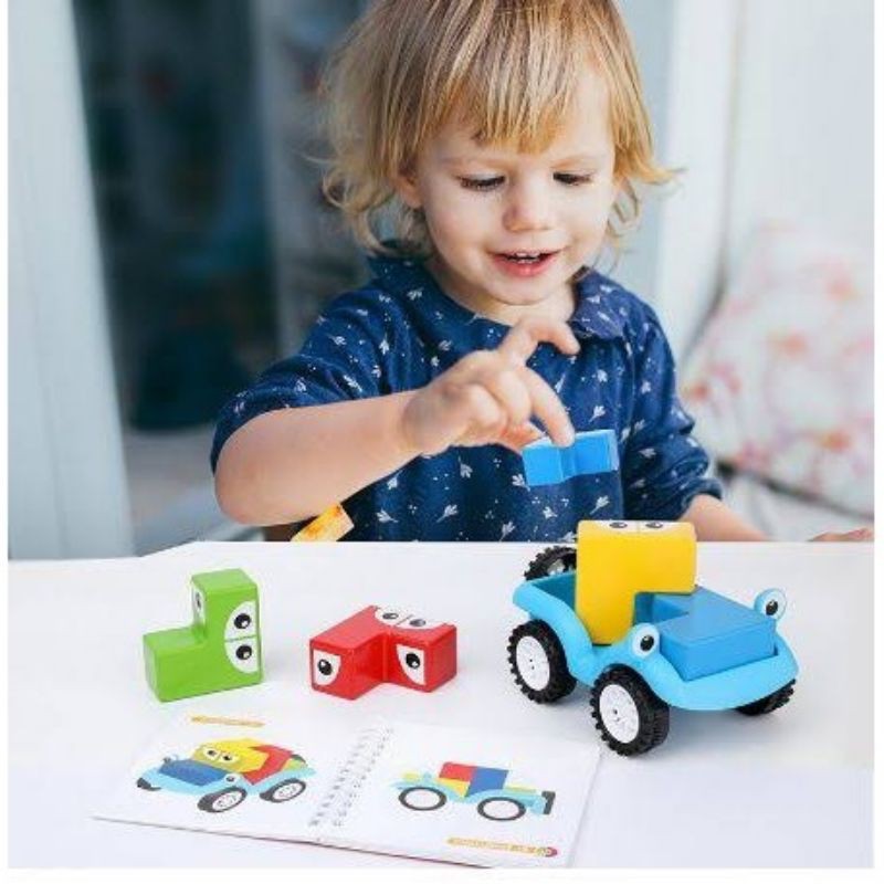 Mainan puzzle car montessori anak preschool/mainan edukasi anak