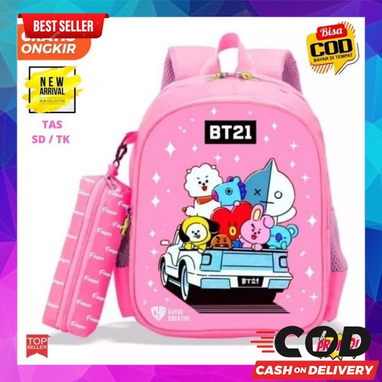 Ransel Anak Perempuan Anak Laki-Laki Pop Tas Sekolah Pelangi Gelisah R Pusat Grosir Tas Sekolah 2In1