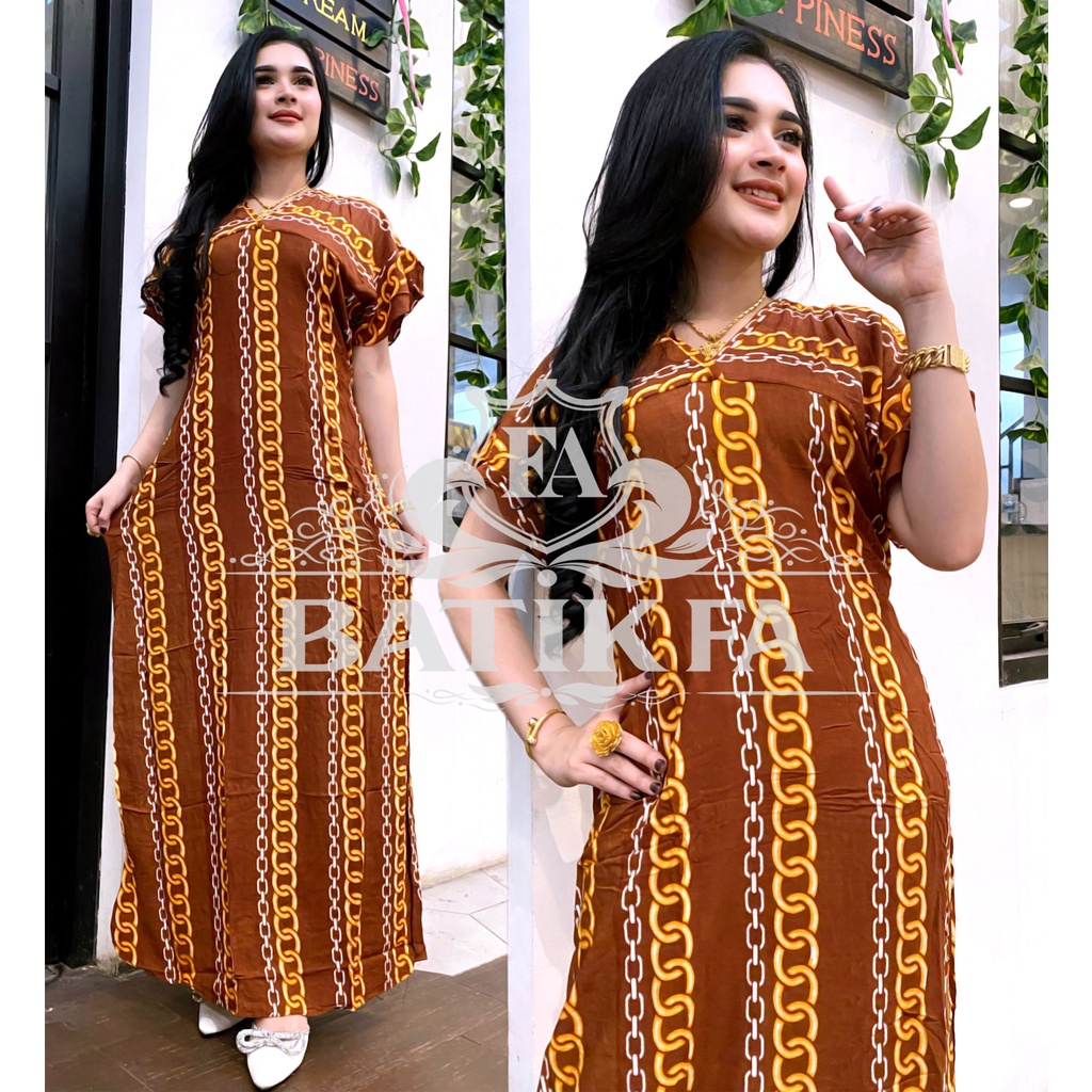 BATIK WANITA DASTER RAYON PANJANG MURAH KEKINIAN BUMIL VELI ( RANTAI CUPITA MONOCROM NAURA TULIP SHABBY MAWAR KORAN ALISIA SAMARA CANTIKA )