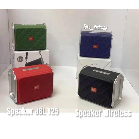 Speaker Bluetooth JBL T25 Mini Bluetoth Speaker Boom Bass Wireless Portebel