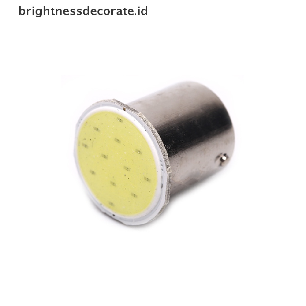 10pcs Lampu Led Cob P21W 12smd 1156 Ba15S 12v Untuk Rv Trailer