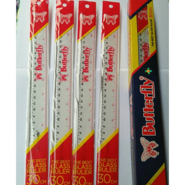 

Penggaris butterfly 30 cm isi 12 pcs