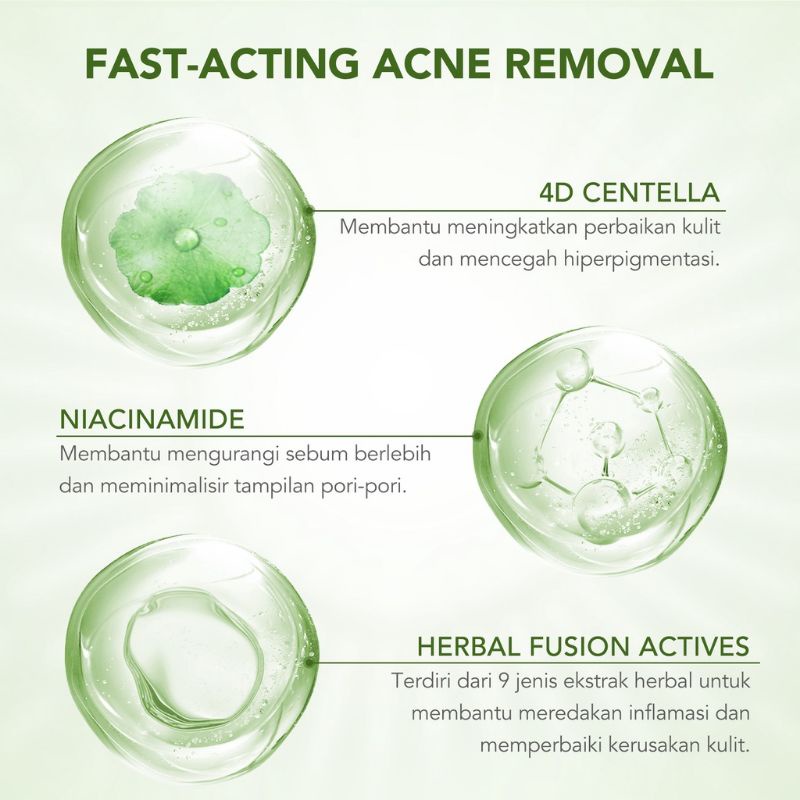 YOU AcnePlus Spot Care Acne Niacinamide 4D Centella Asiatica You Totol Jerawat