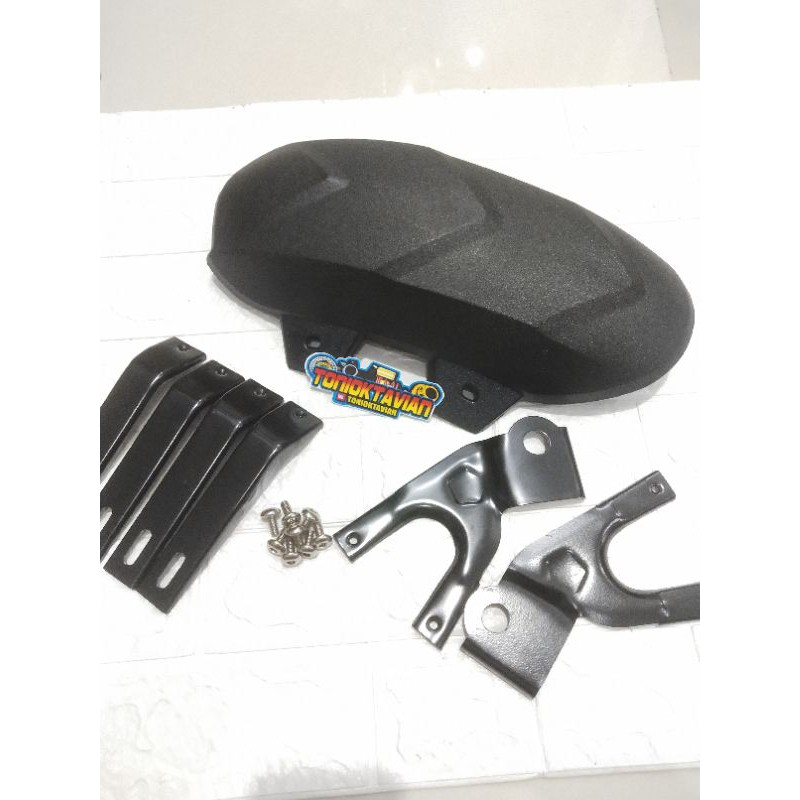 Mudguard motor racing universal mudguard HMS mud guard belakang motor mudguard spakbor belakang