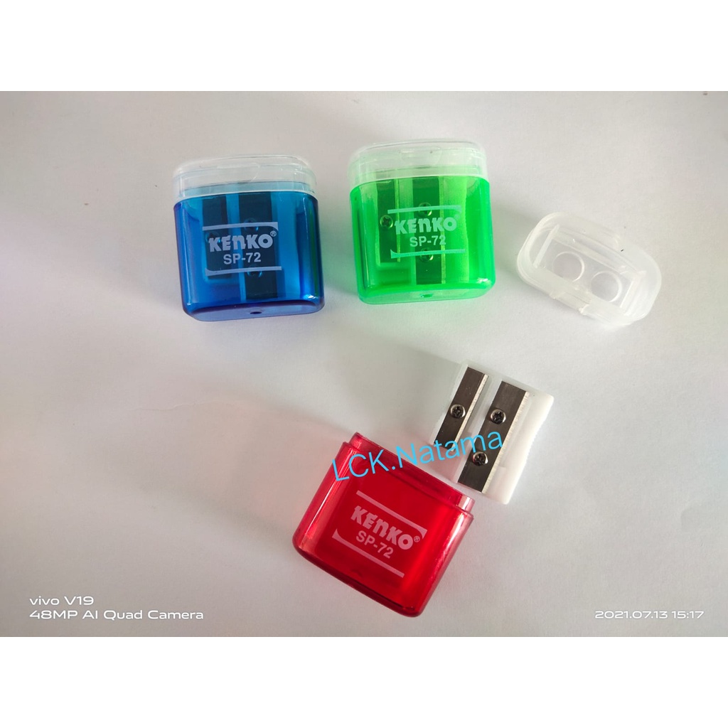 

KENKO Sharpener SP-72 - 2 Hole - rautan pensil 2 lubang