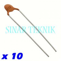 x10 Capacitor 1.2 nF Keramik ( Ceramic 1200 pF ) ISI 10 BUAH