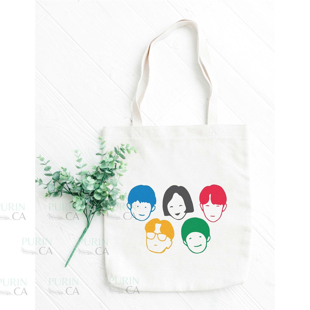 Tote bag Kanvas Motif Korean Drama Reply 1988