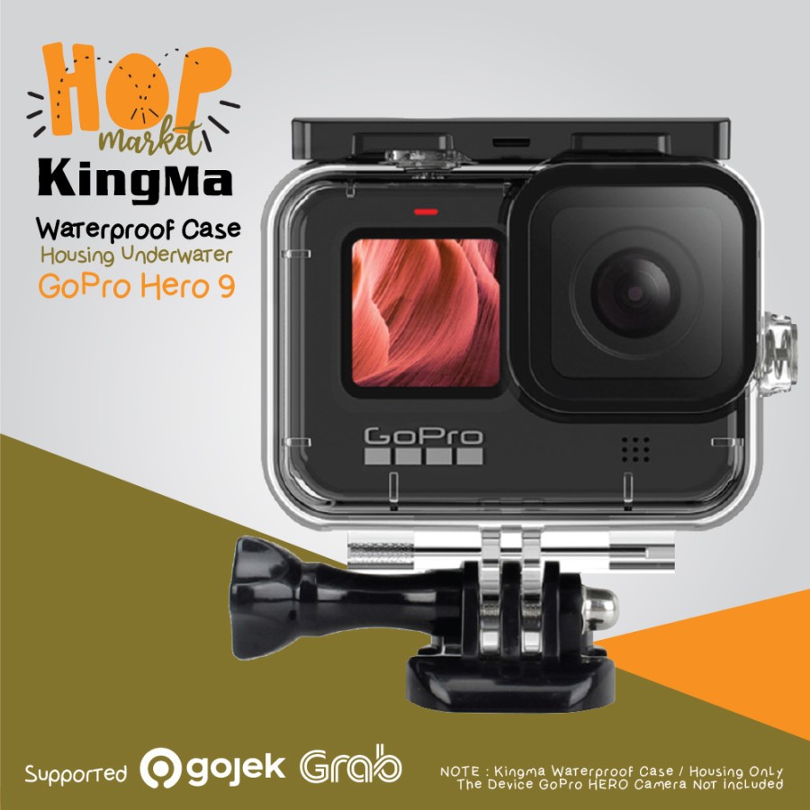KingMa HERO9 Waterproof Case 50M Housing for Gopro Hero 9 Black Casing