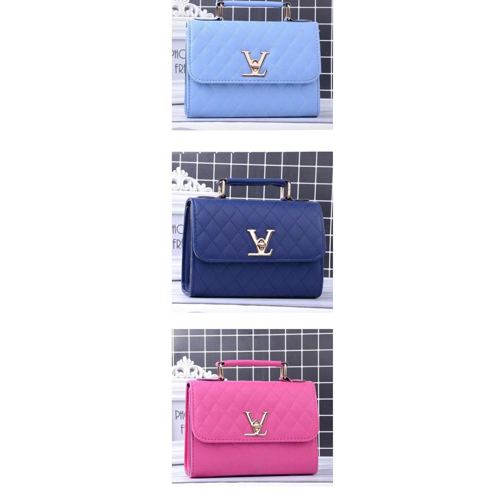 tas selempang wanita import model LV koleksi terbaru/LV