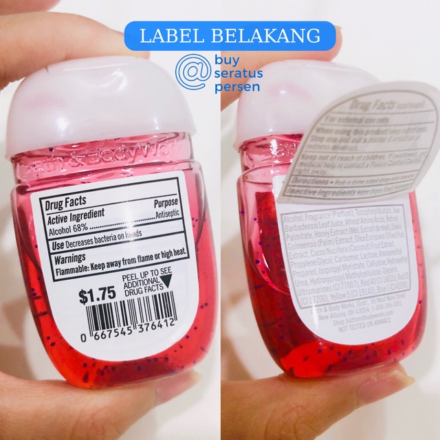 2023 CLASSIC Pocketbac - BATH AND BODY WORKS Hand Sanitizer