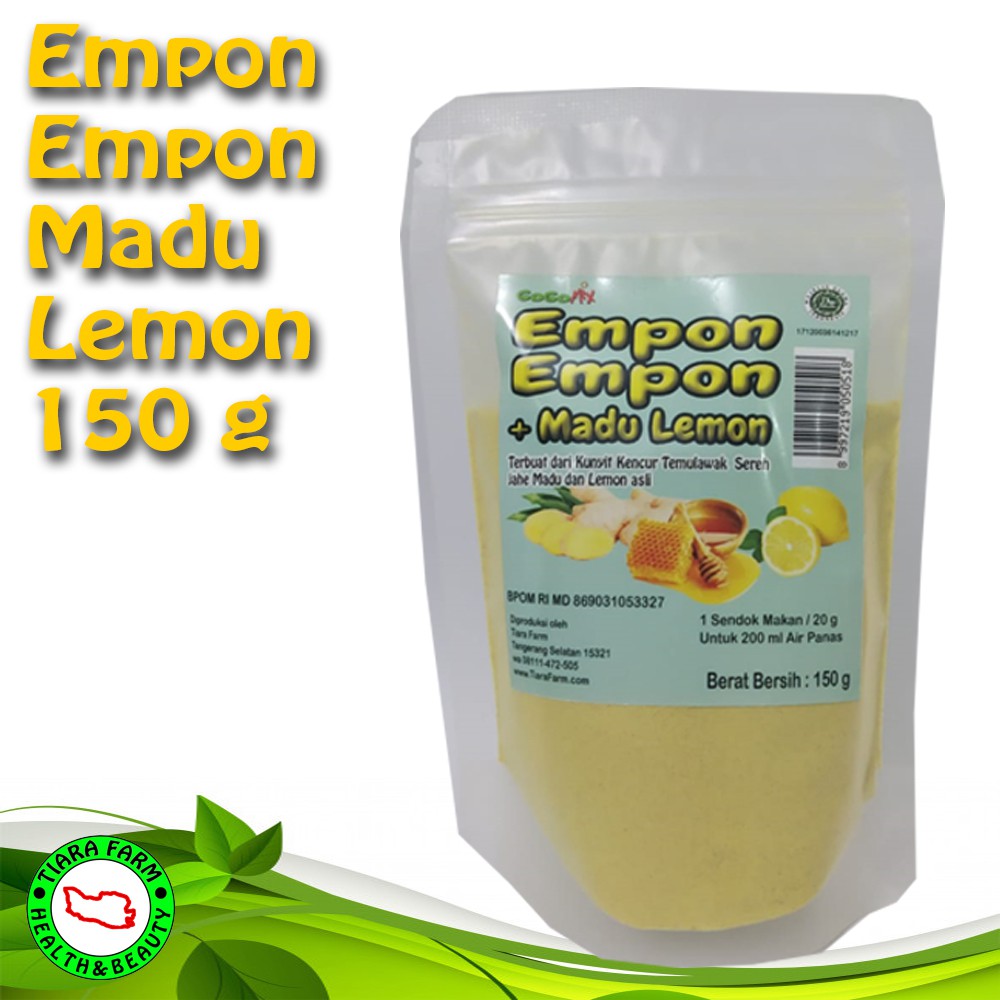 

Tiara Farm - Empon Empon + Madu Lemon 150 g (Honey Lemon)