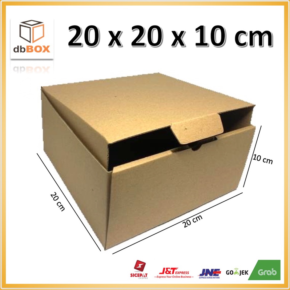 

Kardus 20x20x10 cm....Die Cut kotak Kue tart -aksesoris-dll BOX KUE