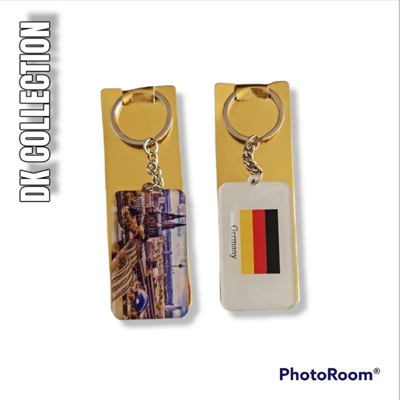 gantungan kunci jerman akrilik souvenir gantungan kunci germany