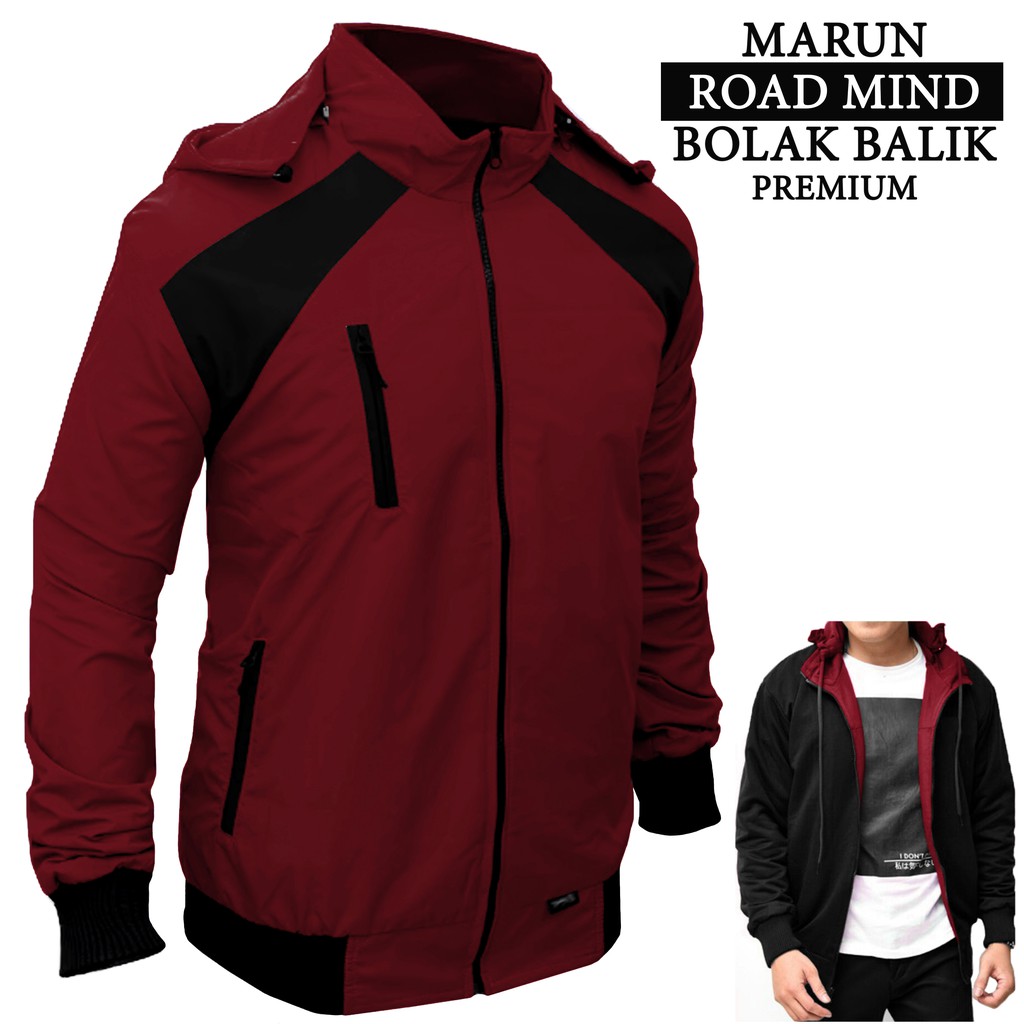 JAKET BOLAK BALIK 2IN1 ROAD MIND PREMIUM / LIMITED / JAKET